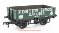 37-063A Bachmann 5 Plank Wagon Wooden Floor 'Foster Bros.' Green